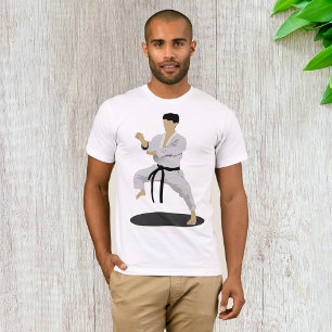 Camiseta Karate Pose Mens T-Shirt