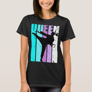 Camiseta Karate Queen Cumpleaños Colorido pero Peligroso