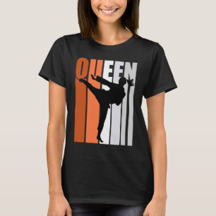 Camiseta Karate Queen Naranja Gray White Belt Practice Daug