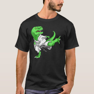 Camiseta Karate T Rex Dino estudiante profesor de dinosauri
