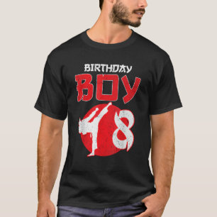 Camiseta Karate Taekwondo Artes Marciales de Cumpleaños de 