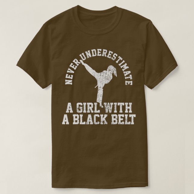 Camiseta Karate Taekwondo Blackbelt (Diseño del anverso)