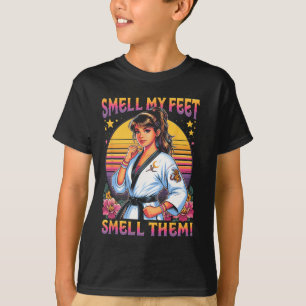 Camiseta Karate Taekwondo Huele Mis Pies Huelelos Chica Wo