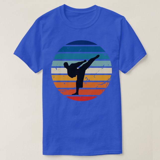 Camiseta Karate Taekwondo Judo retro TShirt (Diseño del anverso)