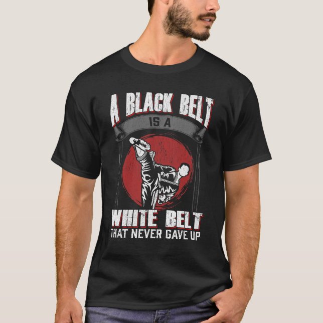 Camiseta Karate Taekwondo: Luchador de artes marciales del  (Anverso)