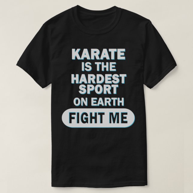 Camiseta Karate Taekwondo Mens Judo Martial Arts (Diseño del anverso)