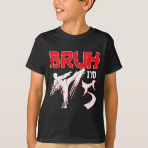 Camiseta Karate Taekwondo para Niños de 5 Años Cumpleaños M