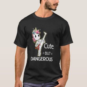 Camiseta Karate Taekwondo, unicornio pero peligroso