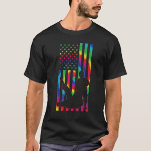 Camiseta Karate Tie Dye Bandera Americana Karate