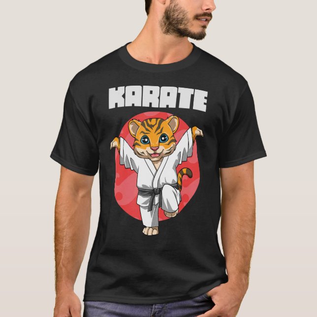 Camiseta Karate Tiger Crane Kick (Anverso)