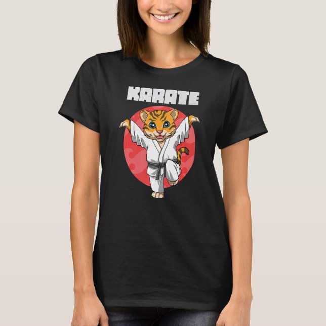 Camiseta Karate Tiger Crane Kick (Anverso)