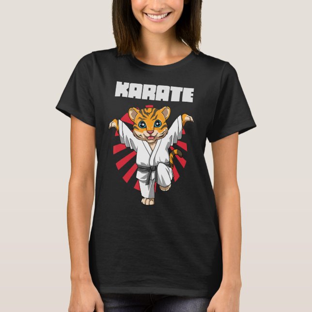 Camiseta Karate Tiger Crane Kick 1 (Anverso)