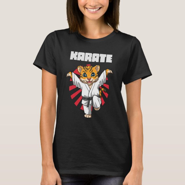 Camiseta Karate Tiger Crane Kick 1 (Anverso)