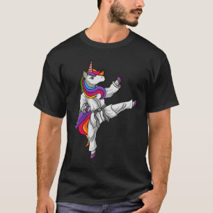 Camiseta Karate Unicorn Black Belt Japan Martial Arts Lo