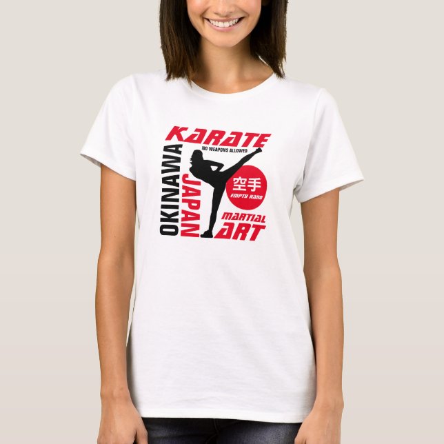 Camiseta Karate Woman (Anverso)