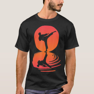 Camiseta Karate Y Kung Fu Silhouette Shotokan Gift Martia