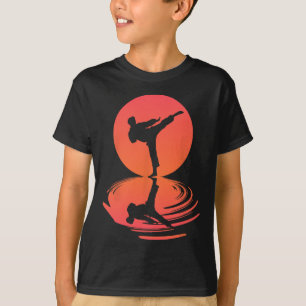 Camiseta Karate Y Kung Fu Silhouette Shotokan Gift Martia
