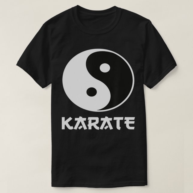 Camiseta Karate Yin Yang (Diseño del anverso)