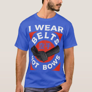 Camiseta Karate, yo uso cinturones, no dobla a Chica de art