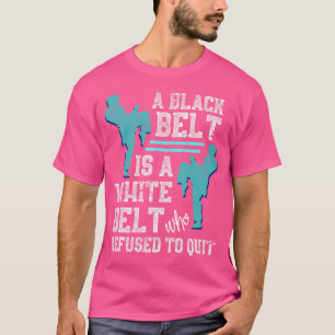 Camiseta Karateist Black Belt Combat Sport Martial Arts Kar
