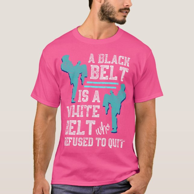 Camiseta Karateist Black Belt Combat Sport Martial Arts Kar (Anverso)