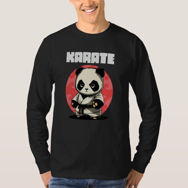 Camiseta Karateka Karate Panda (Anverso)