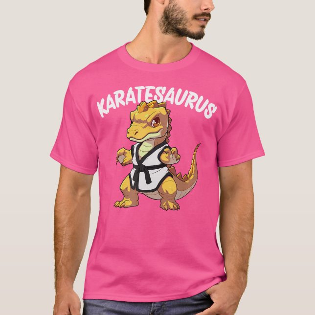 Camiseta Karatesaurus Dinosaur Karate (Anverso)