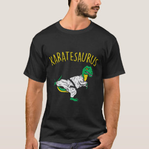 Camiseta Karatesaurus Trex Karate Divertido Dinosaurio Arte