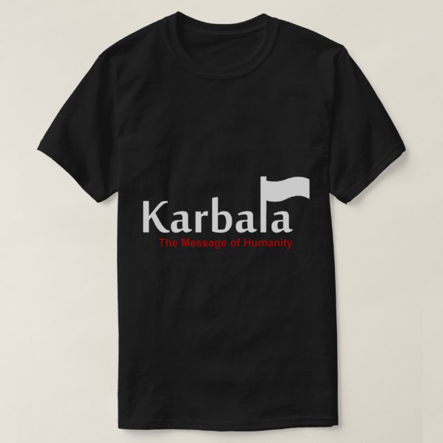 Camiseta Karbala Un mensaje de humanidad (Diseño del anverso)
