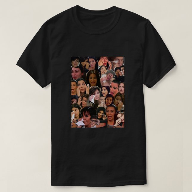 Camiseta Kardashians Crying Collage  (Diseño del anverso)
