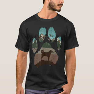 Camiseta Karelian Bear Paw Mom Dad Dog Women
