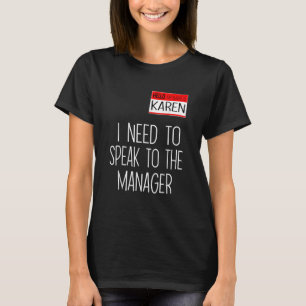 Camiseta Karen Halloween Costume Camisetas, Habla Con La Ma