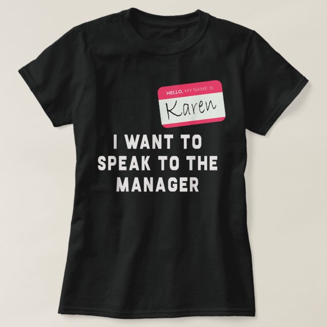 Camiseta Karen Halloween Costume - Funny  (2) (Diseño del anverso)