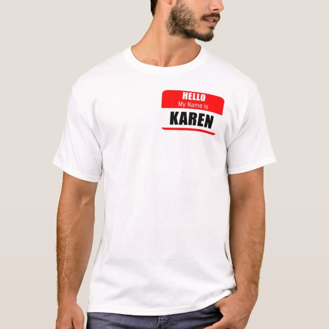 Camiseta Karen Halloween Costume, Habla Con La M (Anverso)
