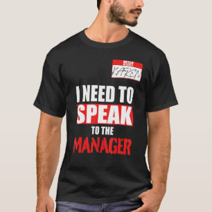 Camiseta Karen Halloween Costume Necesito Hablar Con El Hom