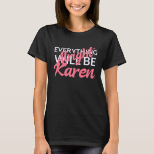 Camiseta Karen Halloween Disstume Gift Idea Que Quiere Habl