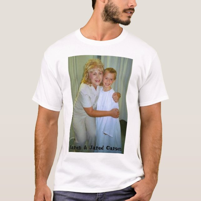 Camiseta Karen jared el bautismo, Karen y Jared Carson (Anverso)
