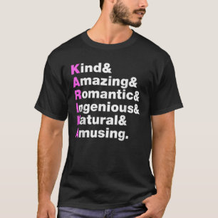 Camiseta Karina Name Gift Personalizado Karina