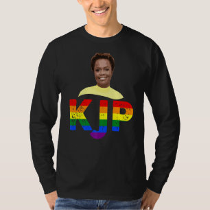 Camiseta Karine Jean Pierre Black African Woman Lgbtq Flag