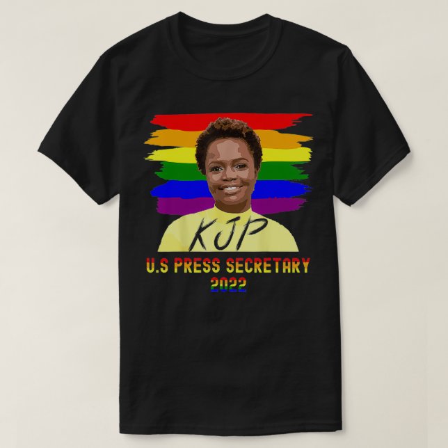 Camiseta Karine Jean Pierre Primer Secretario de Prensa Bla (Diseño del anverso)