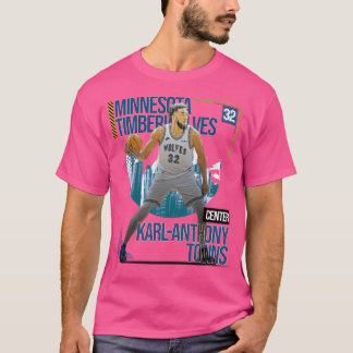 Camiseta Karl-Anthony Towns Baloncesto Art Timberwolve 1