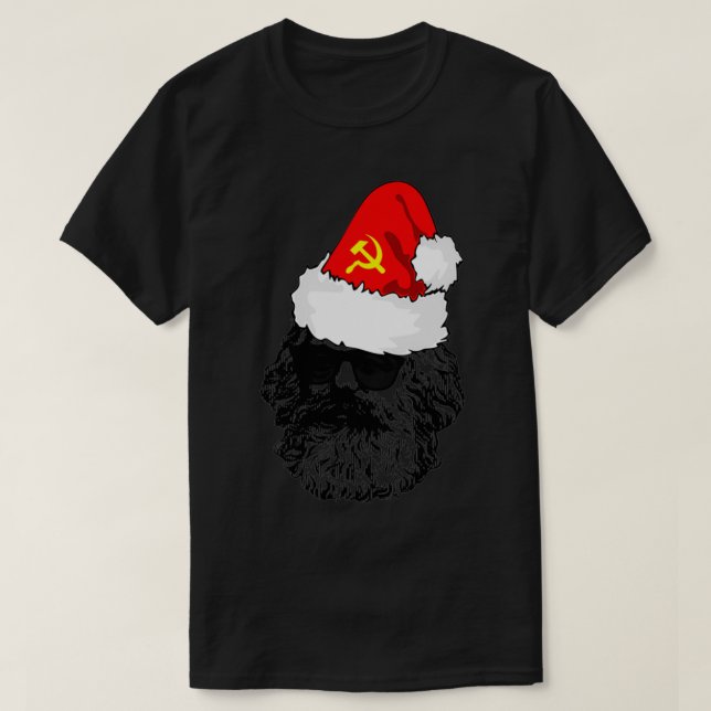 Camiseta Karl Mar Santa Socialismo (Diseño del anverso)
