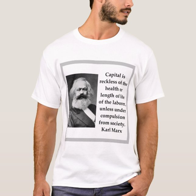 Camiseta Karl Marx (Anverso)