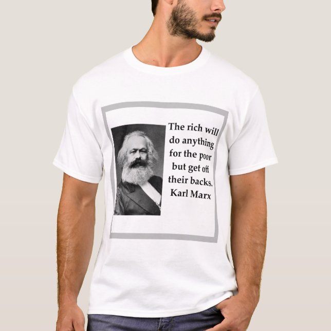 Camiseta Karl Marx (Anverso)
