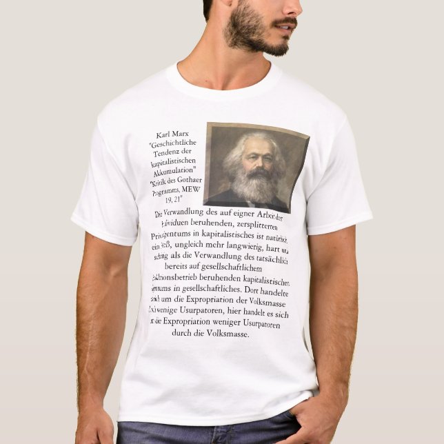 Camiseta Karl Marx (Anverso)