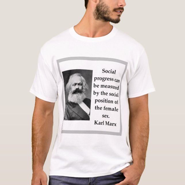 Camiseta Karl Marx (Anverso)