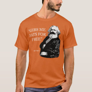 Camiseta Karl Marx Cita Me Da Dats Gratis