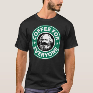 Camiseta Karl Marx - Coffee Classic socialista