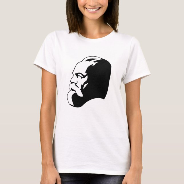 Camiseta Karl Marx, Communism, Socialism, Soviet Union (Anverso)