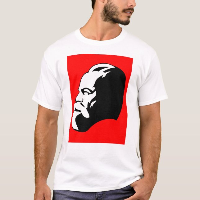 Camiseta Karl Marx, Communism, Socialism, Soviet Union (Anverso)